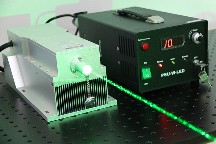 Low Noise 532nm 10W DPSS Laser RMS Noise 1.0% Linewidth 0.1nm - Click Image to Close